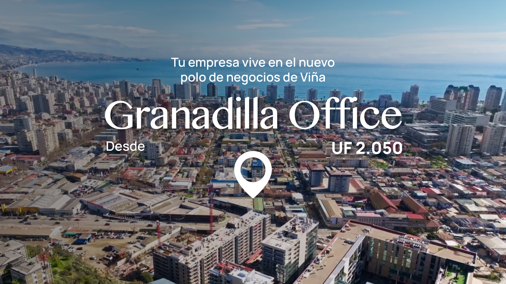 Tu empresa vive en el nuevo polo de negocios de Viña. Granadilla Office desde UF 2.050